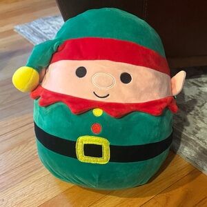 Squishmallows Elf Plush Green Red Yellow Black